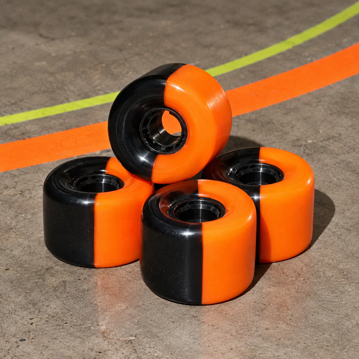 Split-Colour 60mm Wheels · Set of 4